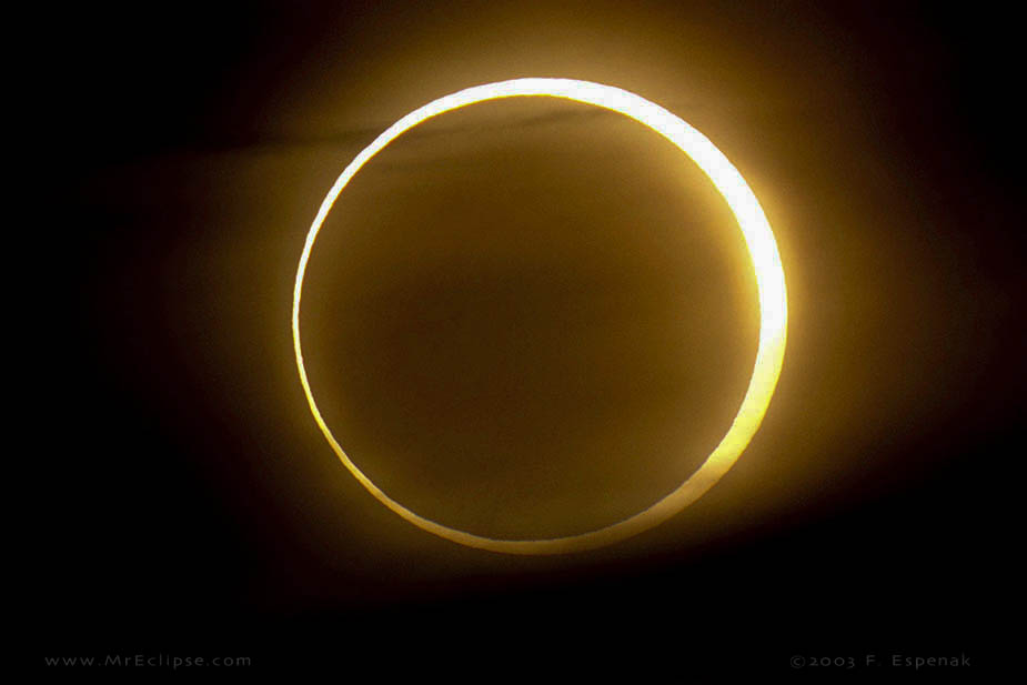 New Micromoon During the 2003 Annular Solar Eclipse