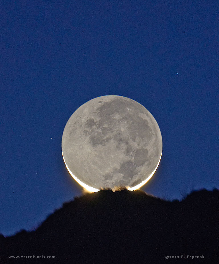 Moonset Over Limestone Mtn - 1