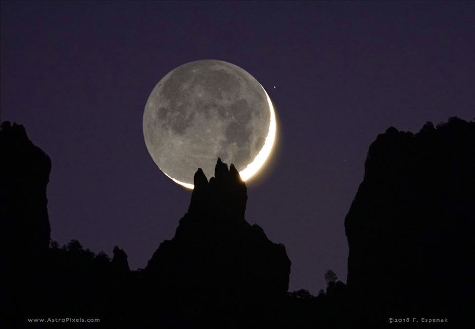 Moonset Over Chiricahua Mountains - 1